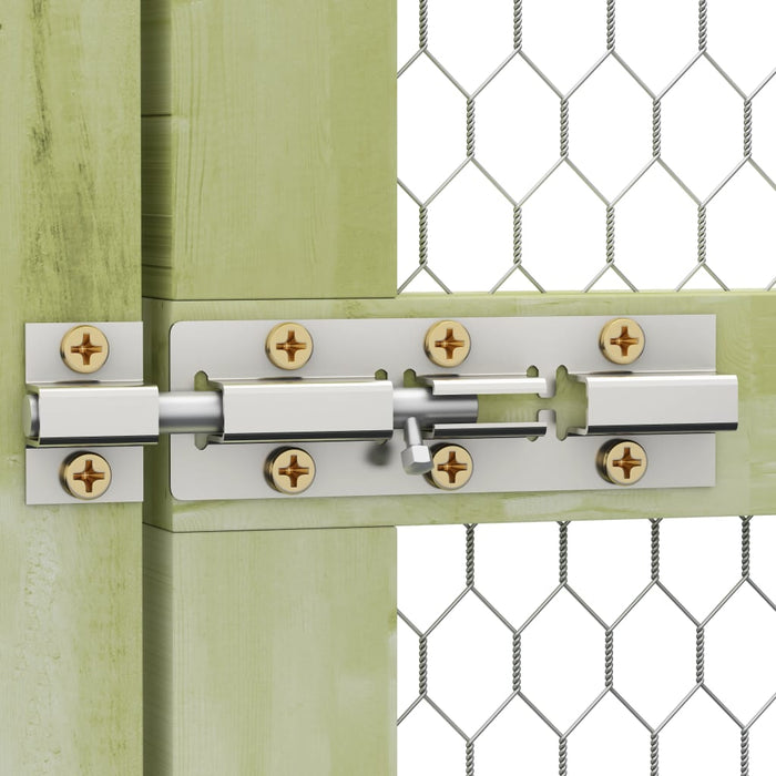 Pollaio 1,5 x 6 x 1,5 m legno di pino impregnato 02_0001664