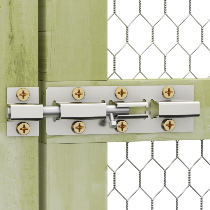 Pollaio 1,5x9x1,5 m in Legno di Pino Impregnato cod mxl 51583