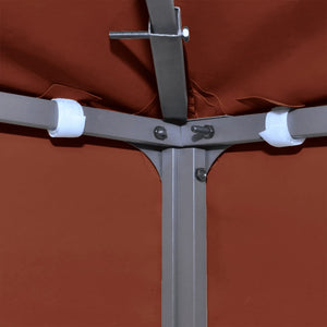 Copertura Superiore Gazebo a 2 Strati 310g/mÂ² 4x3m Terracotta cod mxl 68319