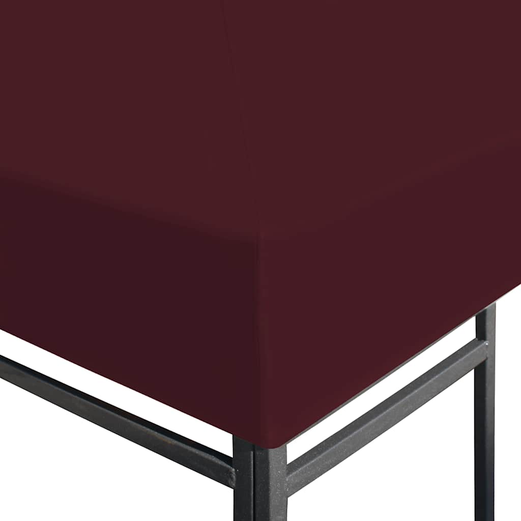 Copertura Superiore per Gazebo 310g/mÂ² 3x3m Bordeaux cod mxl 67902