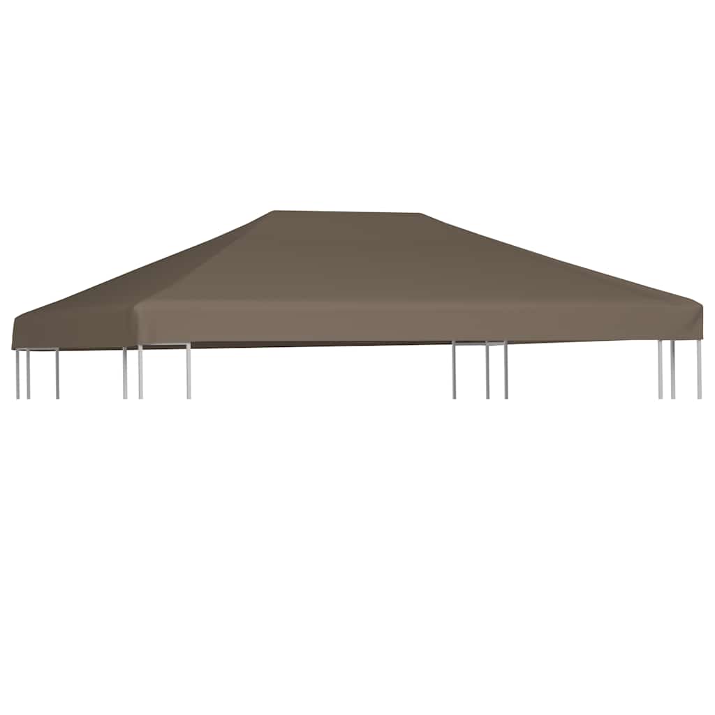Copertura Superiore per Gazebo 310 g/mÂ² 3x4m Grigio Talpa cod mxl 65750