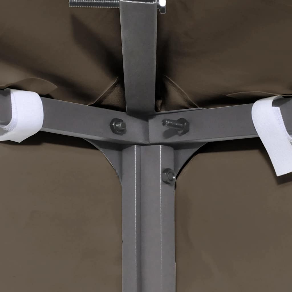 Copertura Superiore per Gazebo 310 g/mÂ² 3x4m Grigio Talpa cod mxl 65750