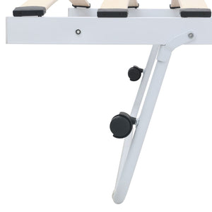 Giroletto Bianco in Acciaio 180x200/90x200 cm 285308