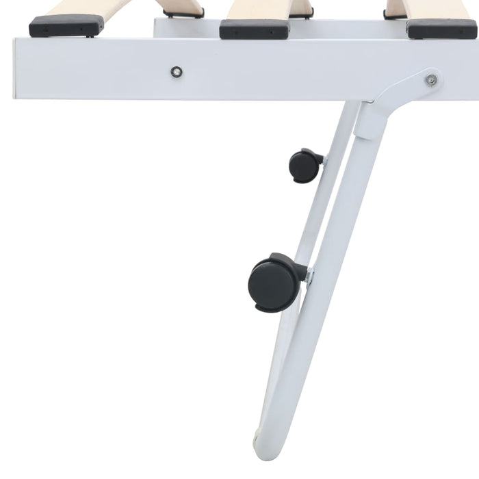 Giroletto Bianco in Acciaio 180x200/90x200 cm 285308