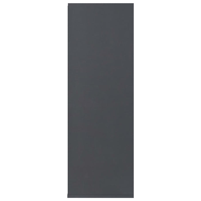 Scarpiera Grigia 54x34x100,5 cm in Legno Multistrato 800398