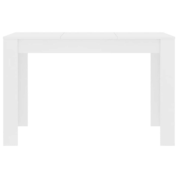 Tavolo da Pranzo Bianco 120x60x76 cm in Legno Multistrato 800432