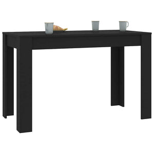 Tavolo da Pranzo Nero 120x60x76 cm in Legno Multistratocod mxl 94727