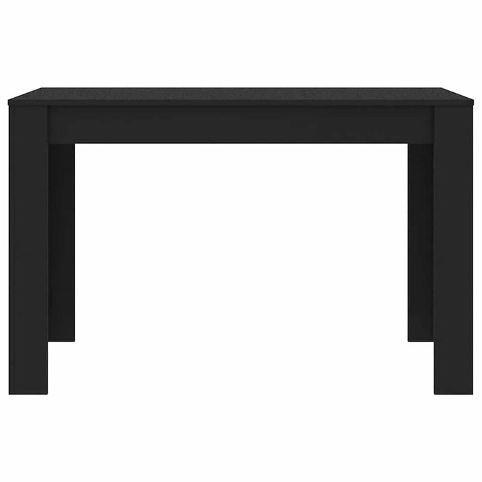 Tavolo da Pranzo Nero 120x60x76 cm in Legno Multistrato 800433