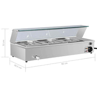 Teglie per Chafing Argento Acciaio inossidabile 51109