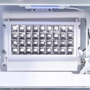 Creatore di cubetti di ghiaccio Argento 43 x 40 x 71 cm 51102