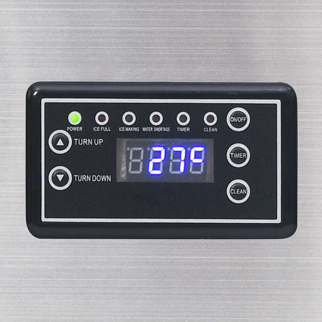 Creatore di cubetti di ghiaccio Argento 43 x 40 x 71 cm 51102