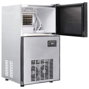 Creatore di cubetti di ghiaccio Argento 43 x 40 x 71 cm 51102