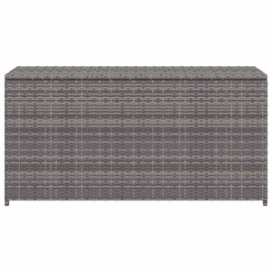 Baule da Giardino Grigio 120x50x60 cm in Polyrattan 46460
