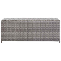 vidaXL Baule da Giardino Grigio 150x50x60 cm in Polyrattan