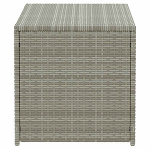 Baule da Giardino in Polyrattan 100x50x50 cm Grigio 46473