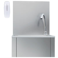 Lavandino-Lavabo con Rubinetto e Dispenser Sapone in Acciaio Inox 625616