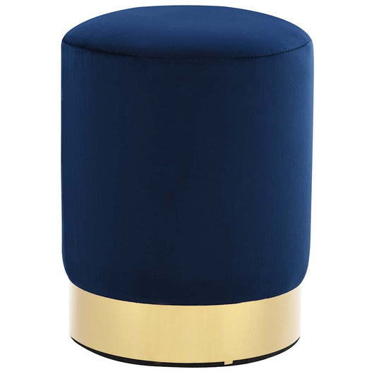 Sgabello Blu e Oro in Vellutocod mxl 105690