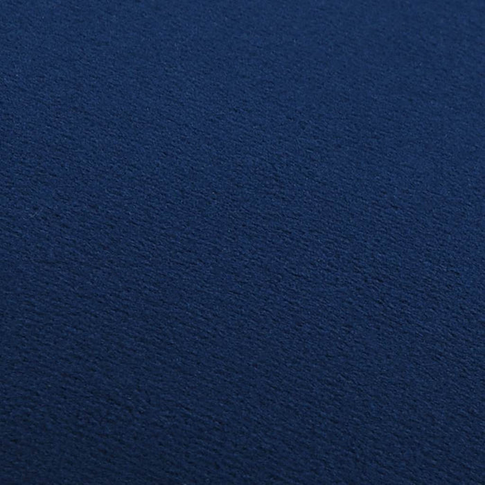 Sgabello Blu e Oro in Velluto 28 x 36 cm 249833