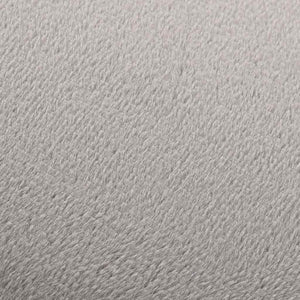 Sgabello Grigio Chiaro e Oro in Velluto 28 x 36 cm 249834