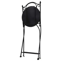 Sedie da BistrÃ² con Mosaico 2 pz Marroni in Ceramica