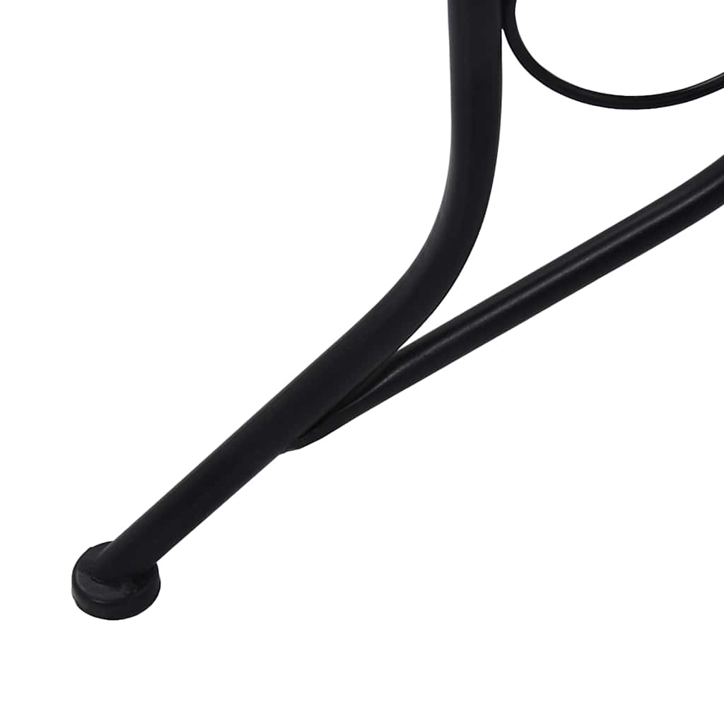 Tavolino da Bistrot con Mosaico Grigio 60 cm in Ceramica 46715