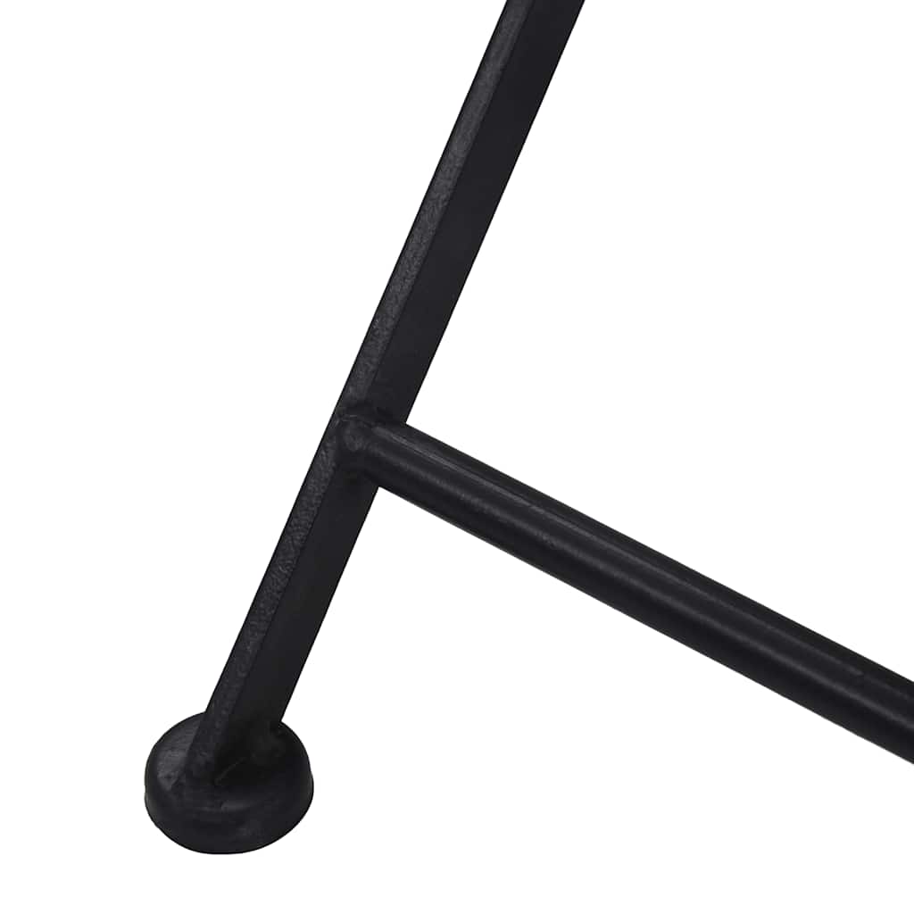 Sedie da Bistrò con Mosaico 2 pz Grigie 46716