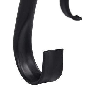 Tavolino da camino in mosaico 68 cm in ceramica bianca e nera 02_0005948