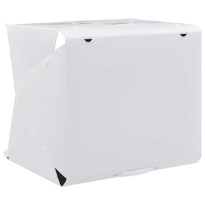 Light Box per Studio Foto a LED 40x34x37 cm in Plastica Bianco cod mxl 74179