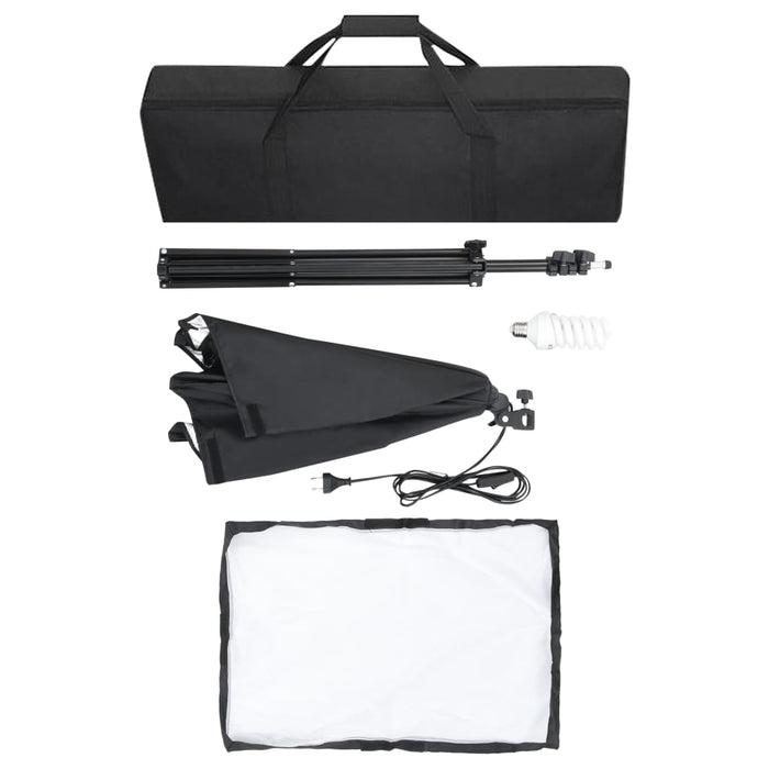 Lampade professionali da studio 2 pz 40 x 60 cm acciaio nero 02_0001521