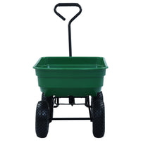 Carrello Manuale Ribaltabile da Giardino 300 kg 75 L Verde cod mxl 48721