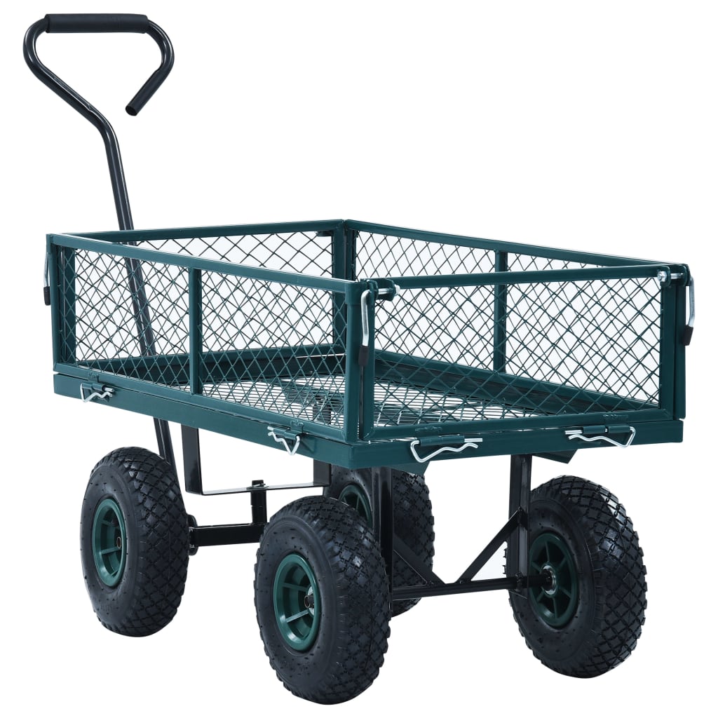 Carrello a Mano da Giardino Verde 250 kg 145509