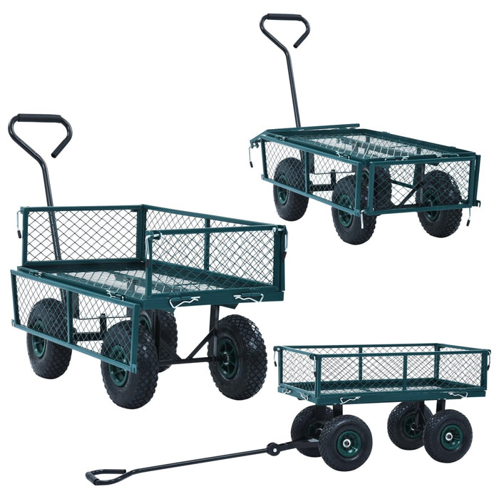 Carrello a Mano da Giardino Verde 250 kg 145509