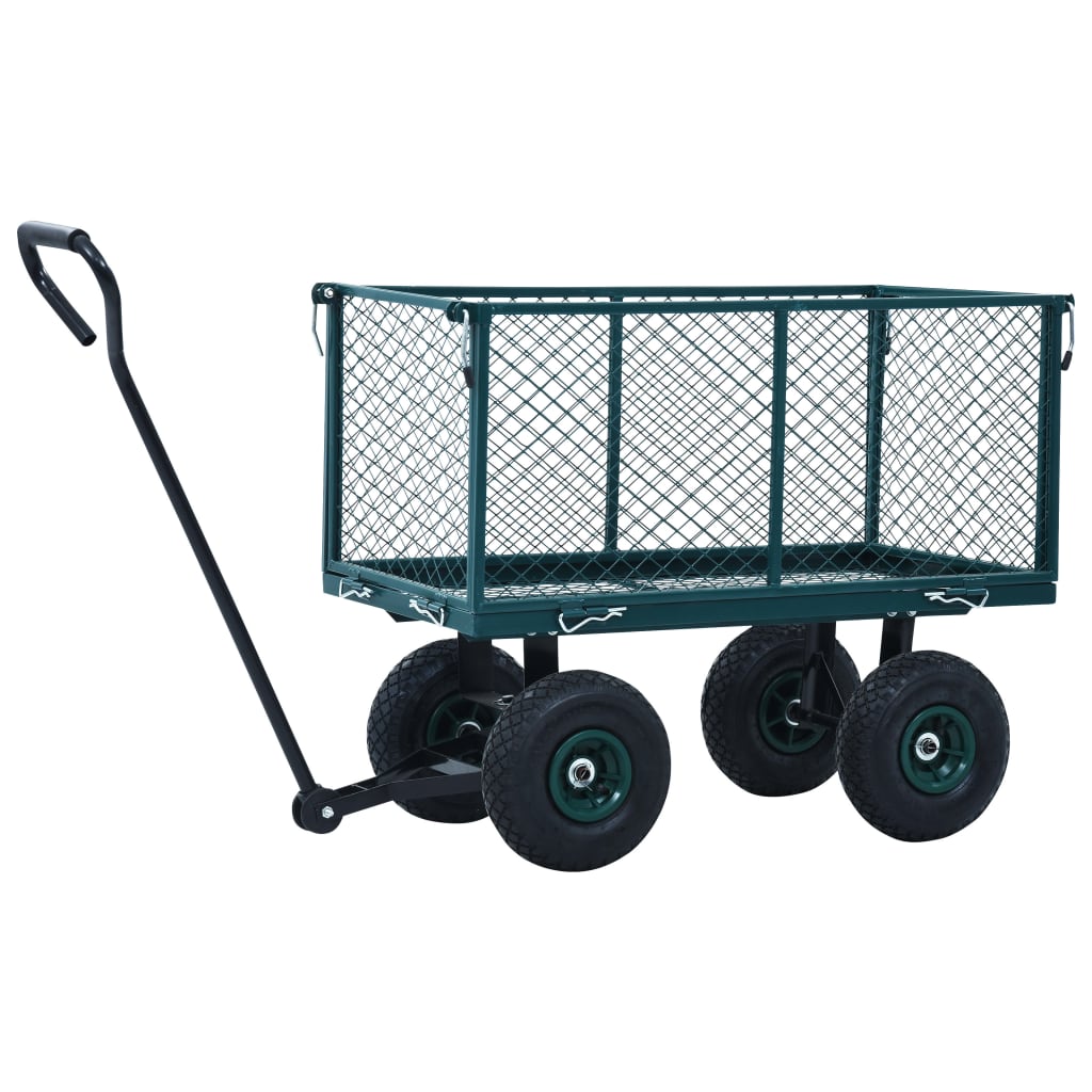 Carrello a Mano da Giardino Verde 350 kg
