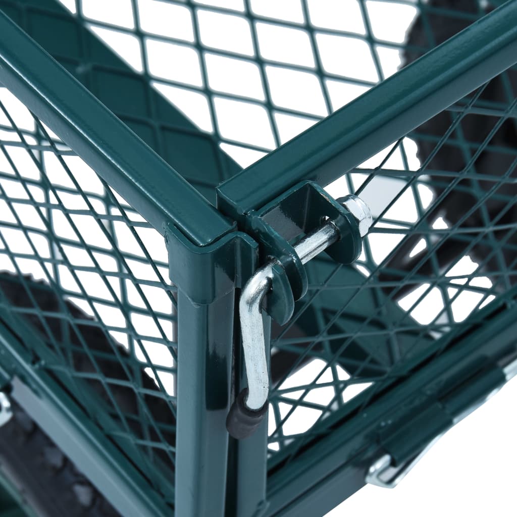 Carrello a Mano da Giardino Verde 350 kg