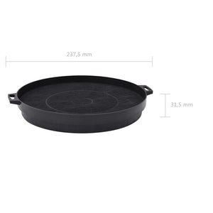 Filtri al Carbone per Cappa da Cucina-Accessori per cappe 2 pz 210 mm