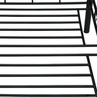 Telaio Divano Letto Nero in Metallo 90x200 cm 286135