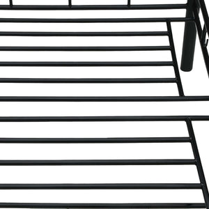 Telaio Divano Letto Nero in Metallo 90x200 cm 286135