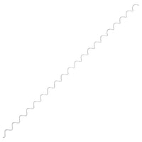 Spirali per Gabbioni 24 pz in Acciaio Zincato 100 cm 145627