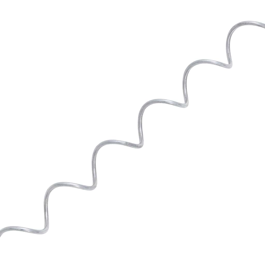 Spirali per Gabbioni 24 pz in Acciaio Zincato 100 cm 145627