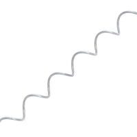 Spirali per Gabbioni 24 pz in Acciaio Zincato 100 cm 145627