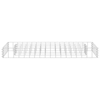 Gabbione Letto Rialzato in Acciaio Zincato 90x30x10 cm cod mxl 56095