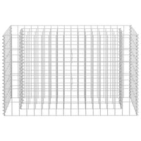 Gabbione Letto Rialzato in Acciaio Zincato 90x30x60 cm 145630