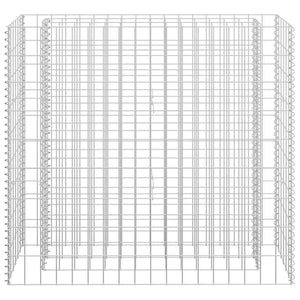 Gabbione Letto Rialzato in Acciaio Zincato 90x30x90 cm cod mxl 53397