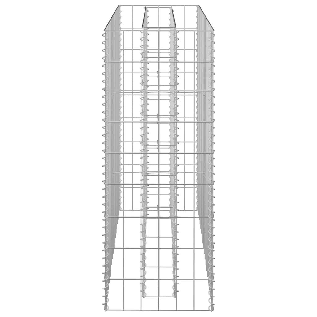 Gabbione Letto Rialzato in Acciaio Zincato 90x30x90 cm cod mxl 53397