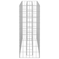 Gabbione Letto Rialzato in Acciaio Zincato 90x30x90 cm cod mxl 53397