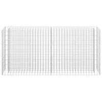 Gabbione Letto Rialzato in Acciaio Zincato 180x30x90 cm cod mxl 40312