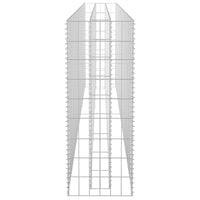 Gabbione Letto Rialzato in Acciaio Zincato 270x30x90 cm cod mxl 49625