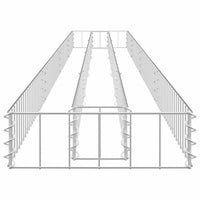 Gabbione Letto Rialzato in Acciaio Zincato 360x30x10 cm