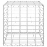 Gabbione Letto Rialzato a Cubo in Filo di Acciaio 50x50x50 cm 145650