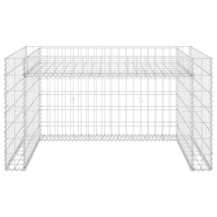 Casetta Rasaerba con Fioriera Rialzata 110x80x60cm Filo Acciaio cod mxl 77243